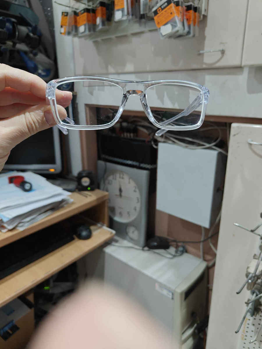 Oakley Vista Transparent Männlich Kunststoff Brillenrahmen OX8178-03