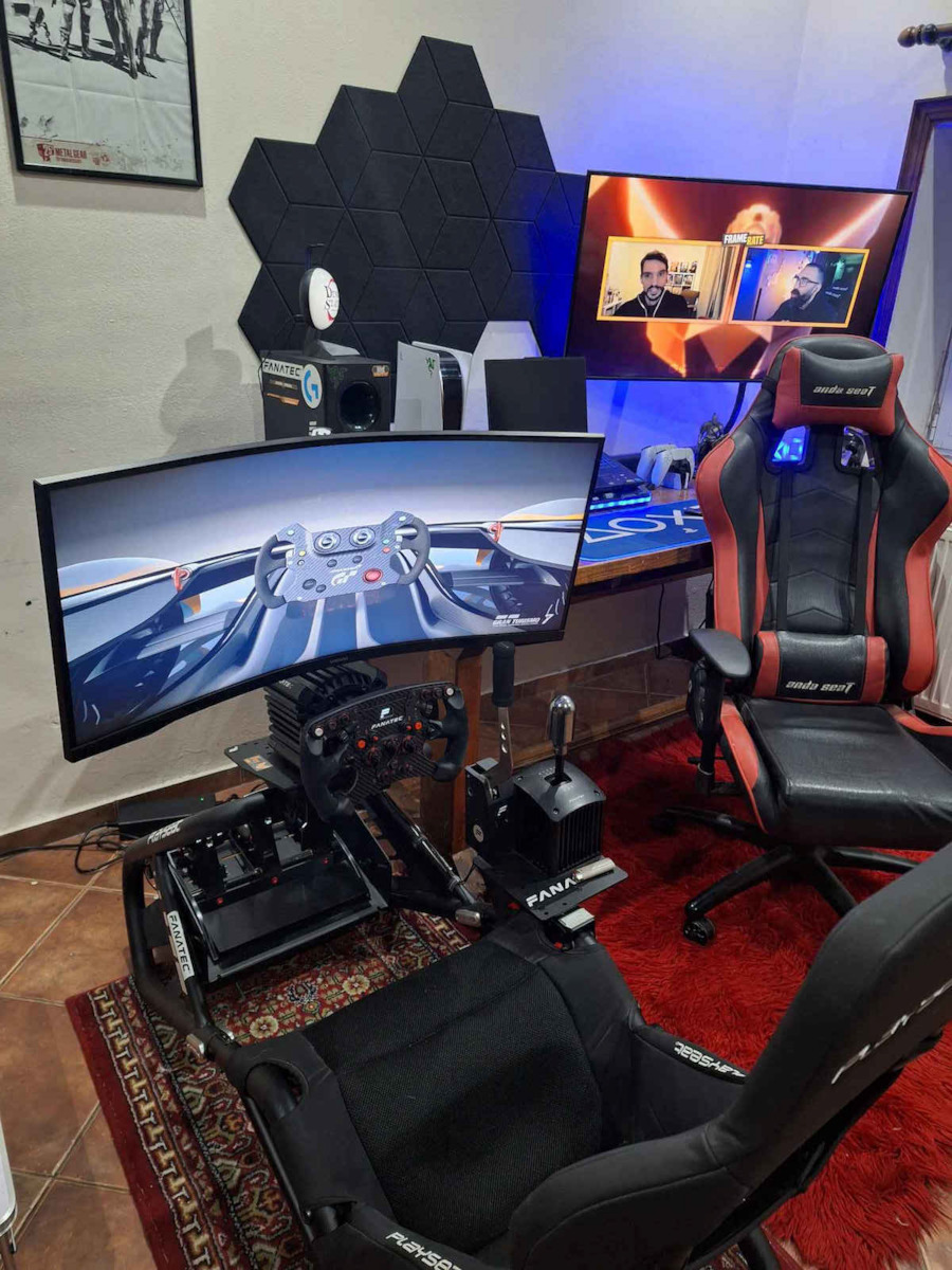 Anda Seat Βάση Γραφείου Οθόνης έως 32" με Βραχίονα Λευκή (AD-W-A6D-1S-FW)