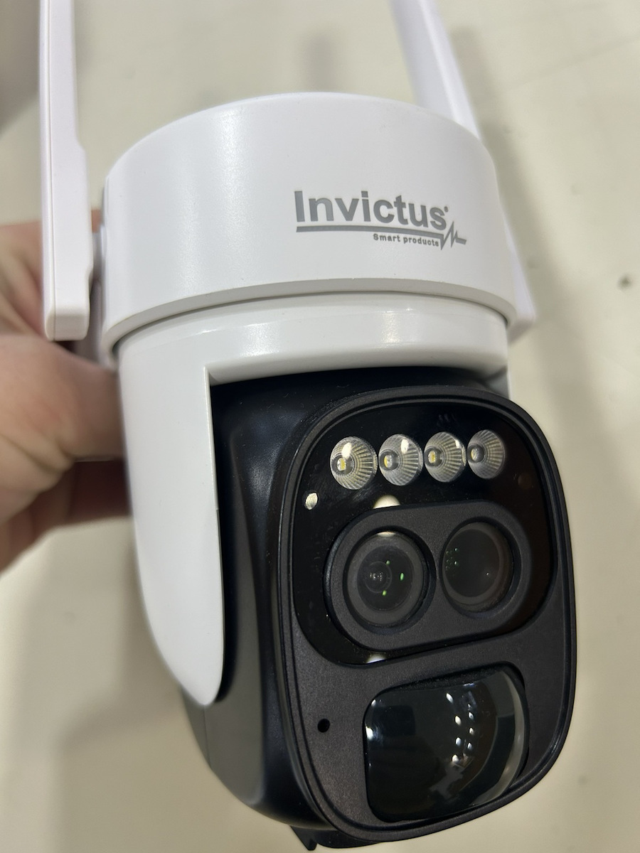 Invictus HTP-2 IP Überwachungskamera Wi-Fi 3.7MP Wasserdicht Batteriebetrieben mit Zwei-Wege-Kommunikation