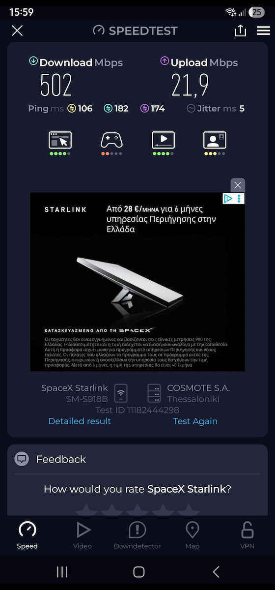 Starlink X Standard Internet Kit V4 Satellite Dish