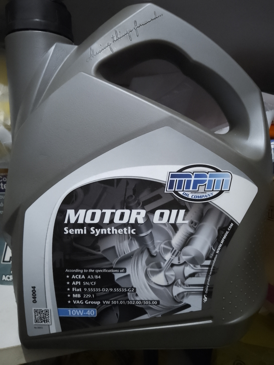 MPM Semi-Synthetic Car Oil 10W-40 1lt