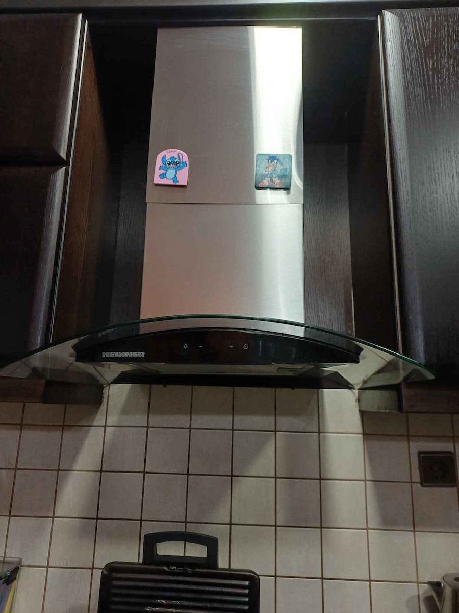 Heinner Chimney Vent Hood 60cm Inox