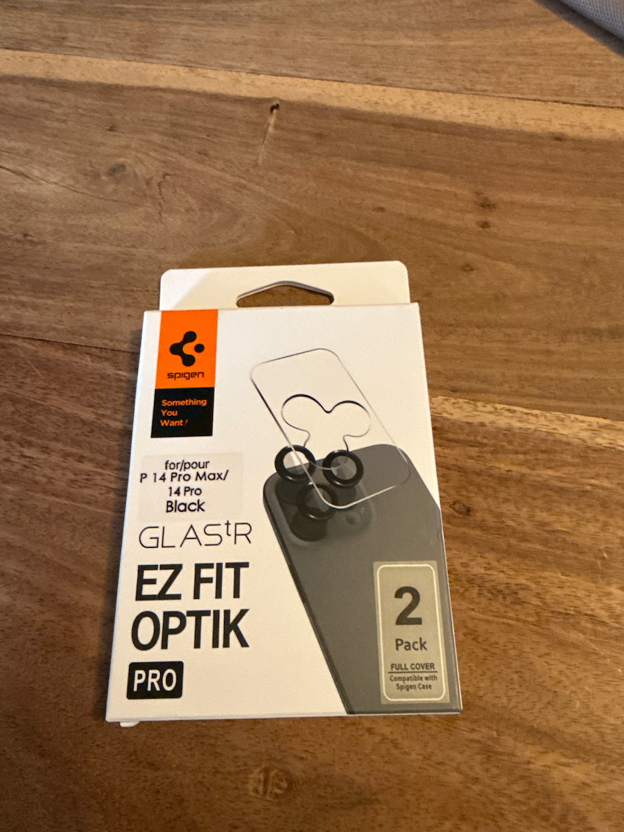 Spigen Camera Protection Tempered Glass Black for the iPhone 14 Pro, iPhone 14 Pro Max, iPhone 15 Pro, iPhone 15 Pro Max AGL05205