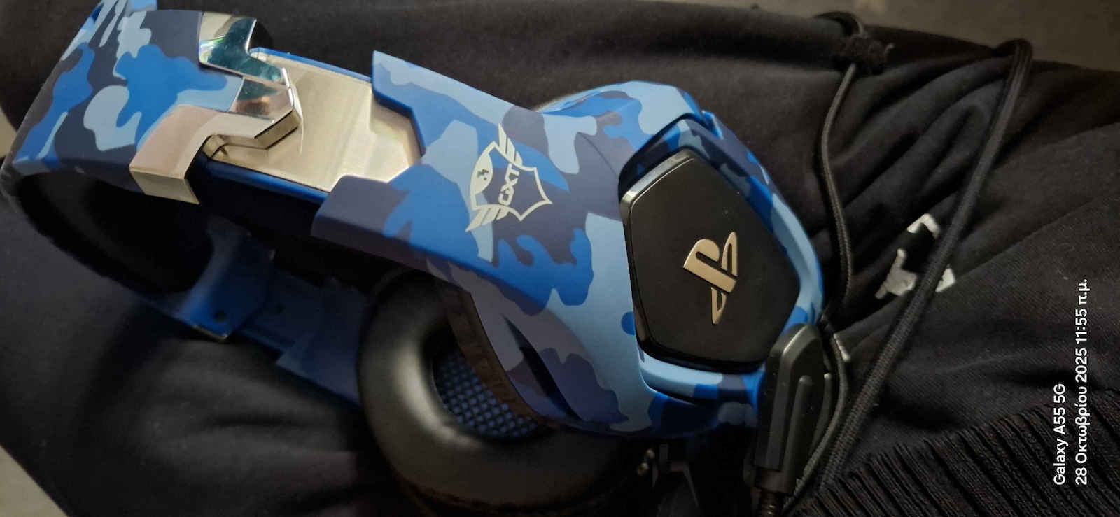 Trust GXT 488 Forze Über Ohr Gaming-Headset mit Verbindung 3,5mm Blau