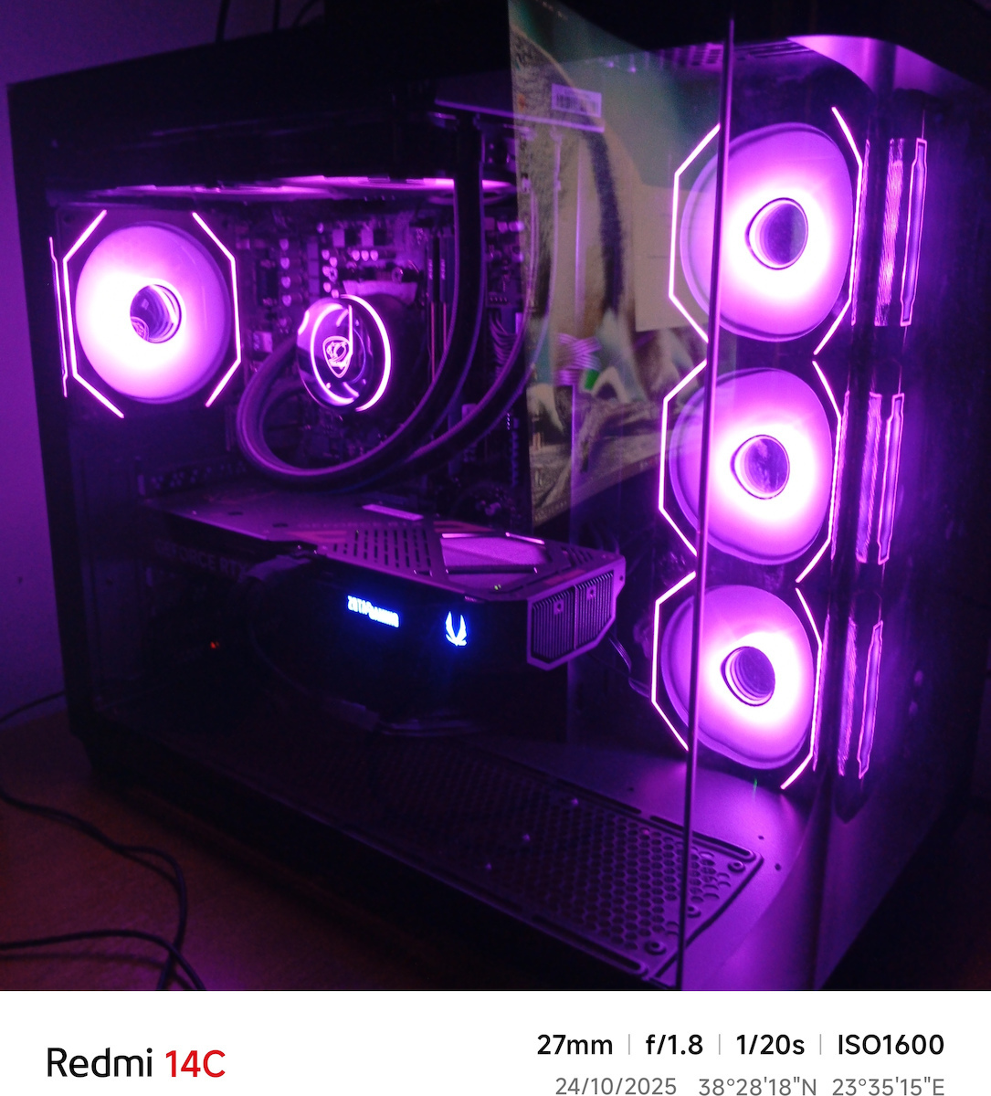 U-Case Haze Gaming Desktop PC (Ryzen 7-7700/32GB DDR5/1TB SSD/GeForce RTX 5070/W11 Home)