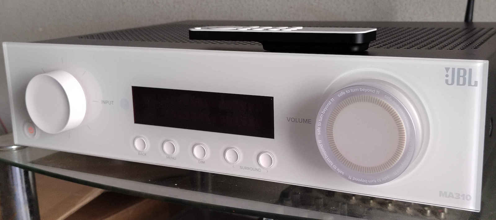 JBL MA310 Home Cinema Amplifier 4K 5.2 Channels 60W/8Ω with HDR Black