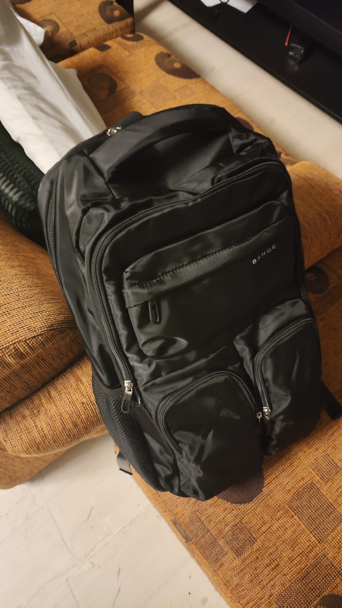 Bange Waterproof Backpack Backpack for 15.6" Laptop Black 1807