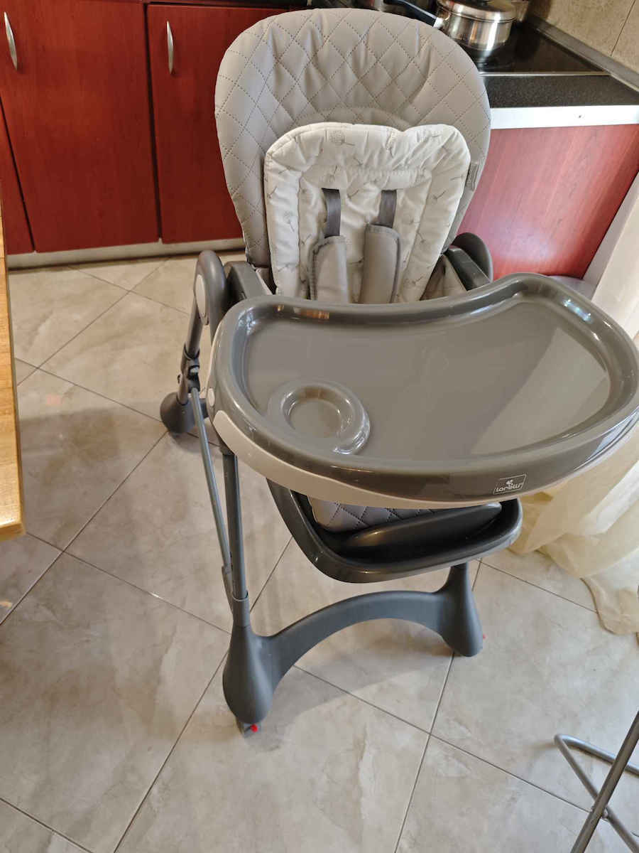 Lorelli Bellissimo Foldable Highchair with Adjustable Height Beige