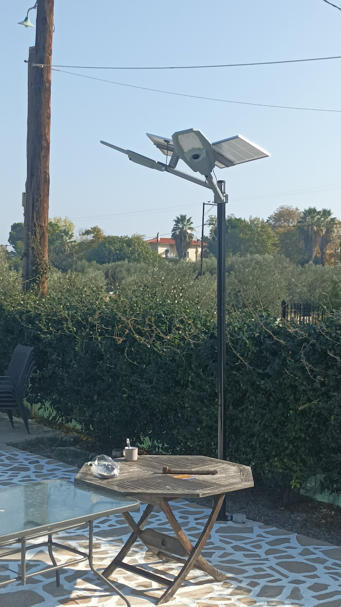 Factory Street Solar Light 400W with Cold White Light 6000K IP67