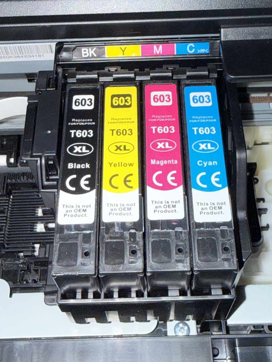 Πακέτο Συμβατών Μελανιών Εκτυπωτή InkJet Epson 603XL C13T3A64010 46ml Πολλαπλό (Color) / Μαύρο 4τμχ