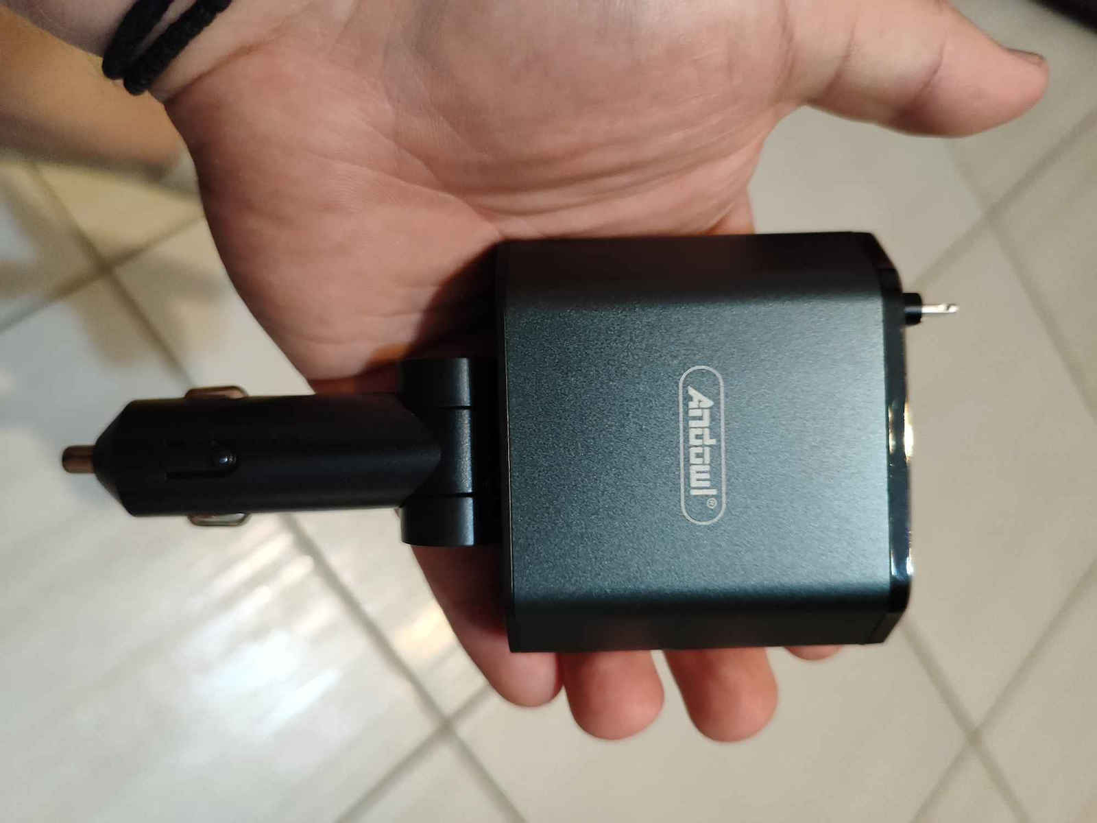 Φορτιστής Αυτοκινήτου 120W 2.4A Γρήγορης Φόρτισης με Θύρες: 1xUSB-A 1xType-C μαζί με Καλώδιο Lightning / Type-C Γκρι Χρώμα
