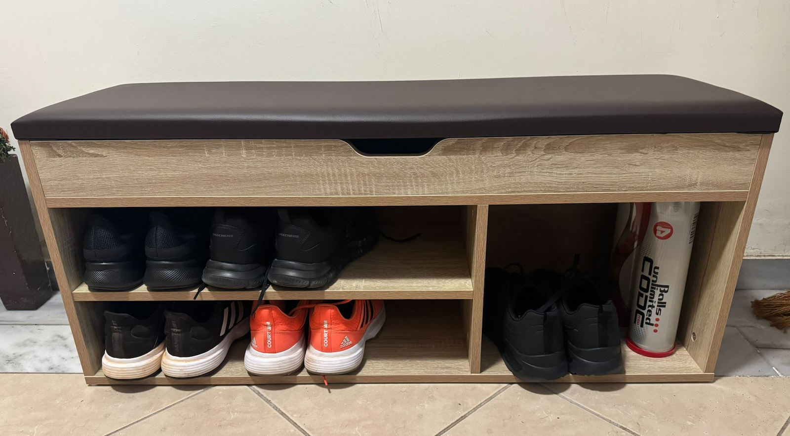 Romir Wooden Shoe Organizer Beige 100x30x44cm