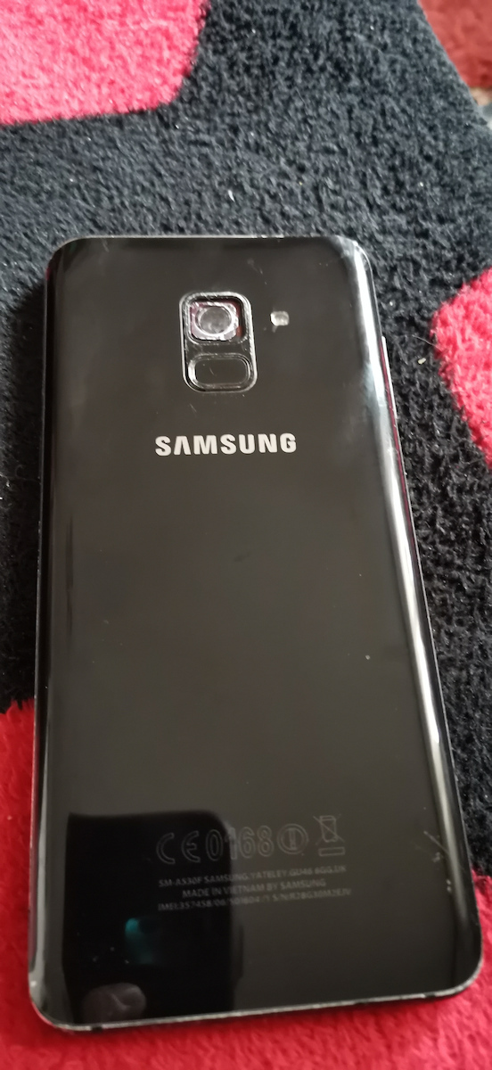 Batterieabdeckung Schwarz für Galaxy A8 2018