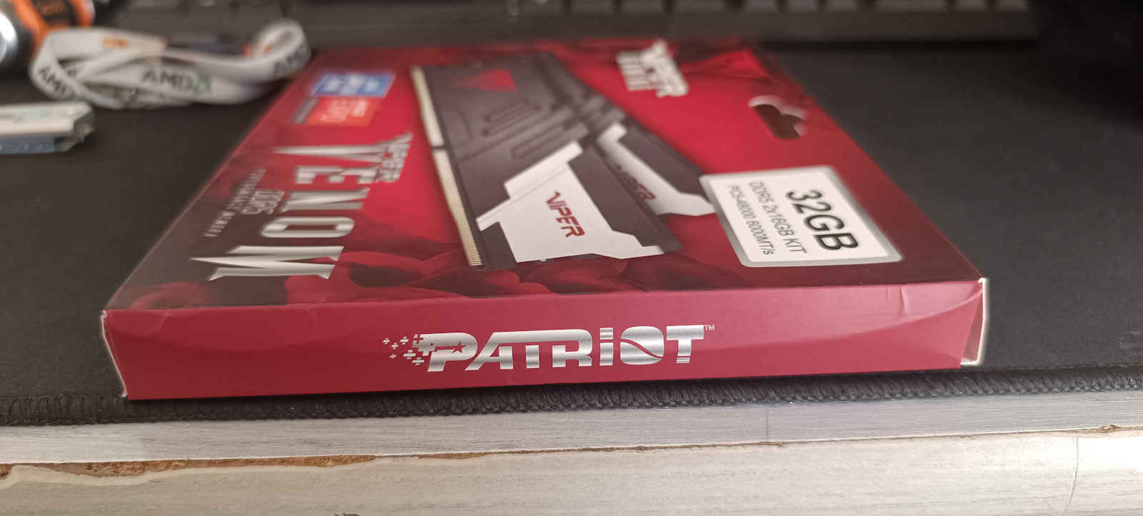 Patriot Viper Venom 32GB DDR5 RAM с 2 модула (2x16GB) и Скорост 6000 за Настолен Компютър