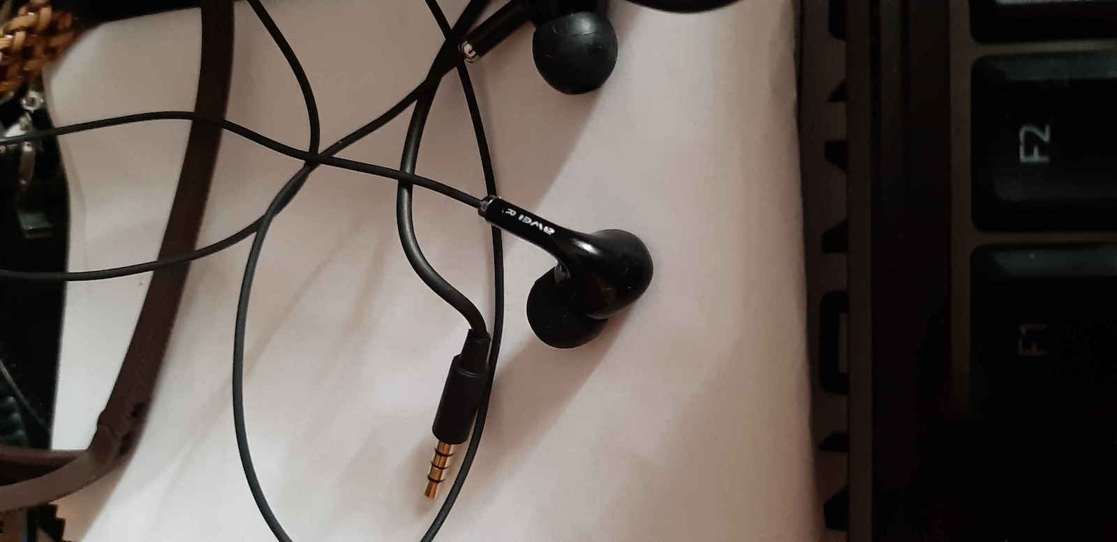 Awei PC-6 In-ear Handsfree Headphones with Connector 3.5mm Black