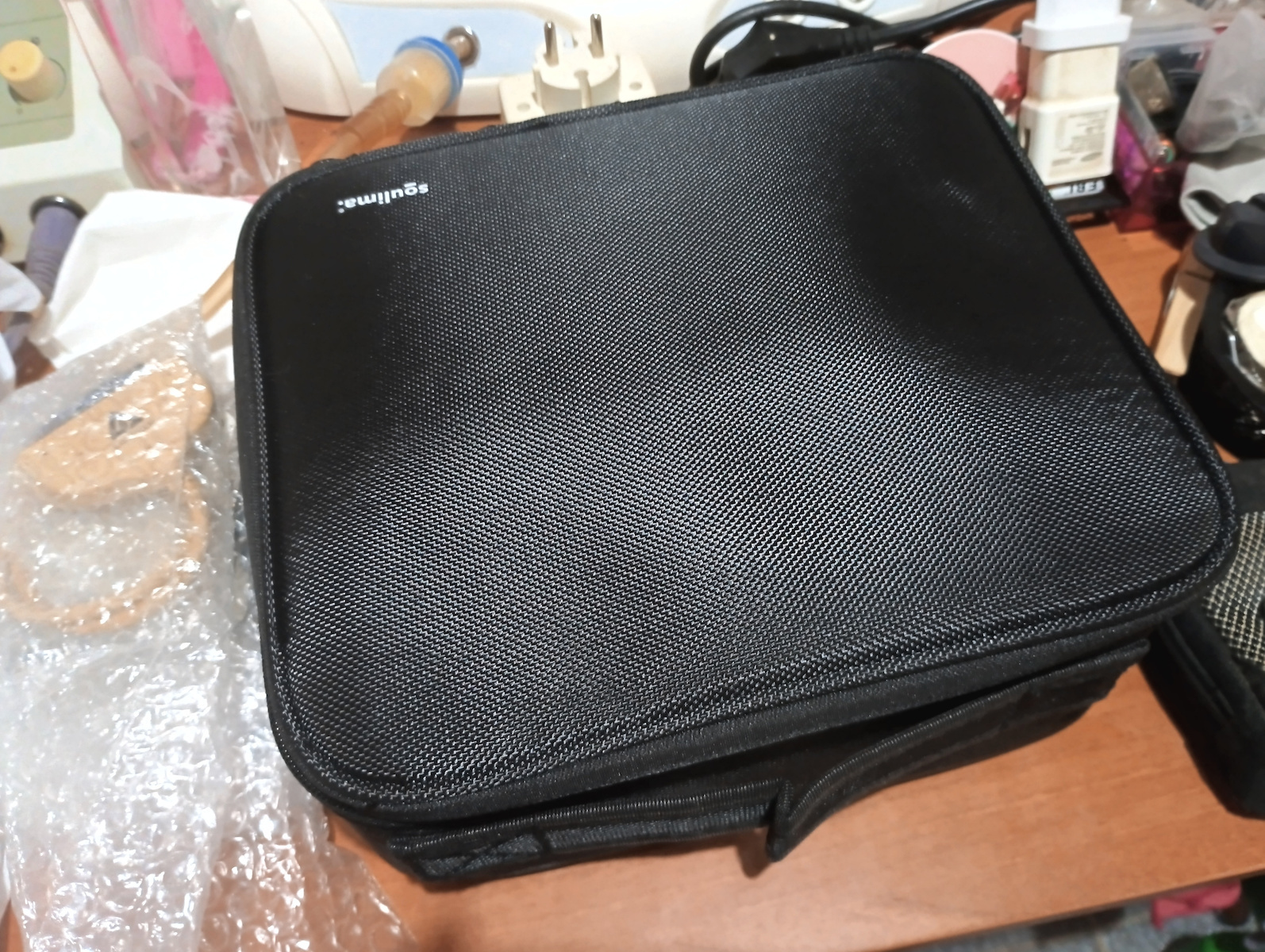 Soulima Cosmetic Organizer Case Black