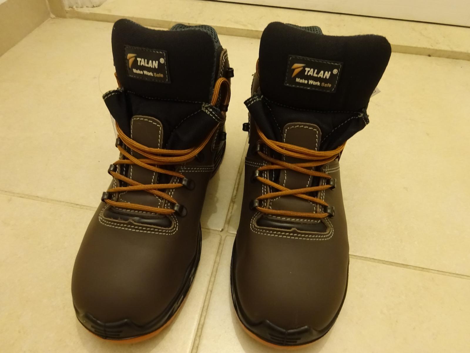 Talan Styler Waterproof Boots Work Brown O2 with Certification SRA