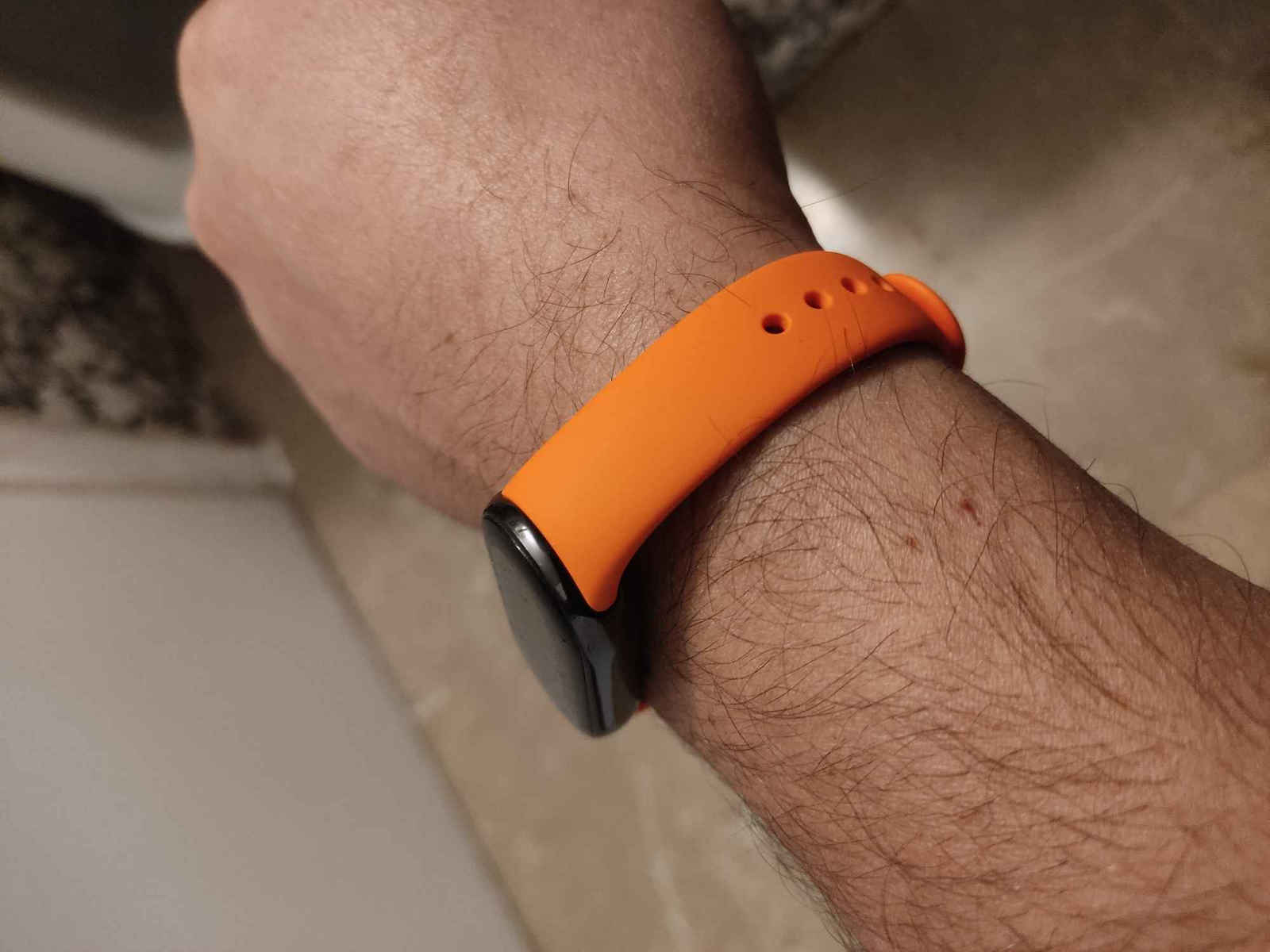 Xiaomi Λουράκι Σιλικόνης με Pin Sunrise Orange (Smart Band 8 / Smart Band 9 / Smart Band 10)