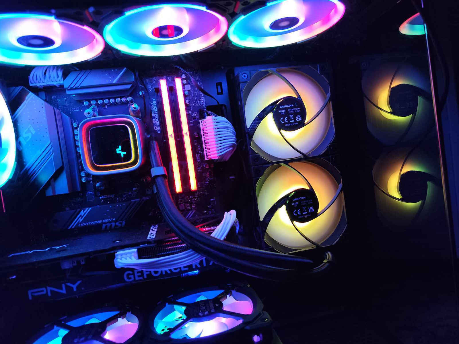 Deepcool LS520 Υδρόψυξη AIO CPU με 2 Ανεμιστήρες 120mm και ARGB Φωτισμό