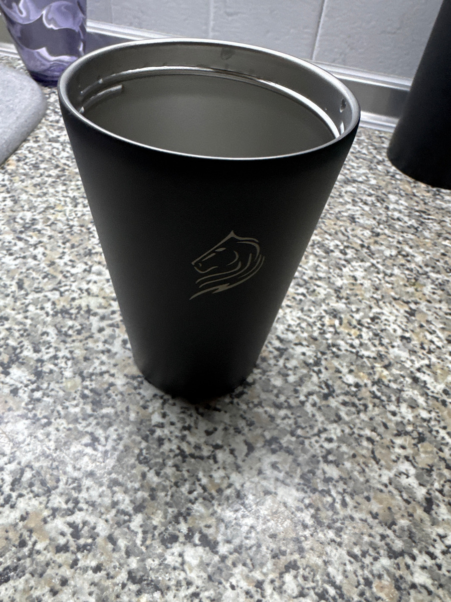 Cool'NMore Ποτήρι Θερμός Ανοξείδωτο BPA Free 350ml Μαύρο με Καλαμάκι και Επιστόμιο