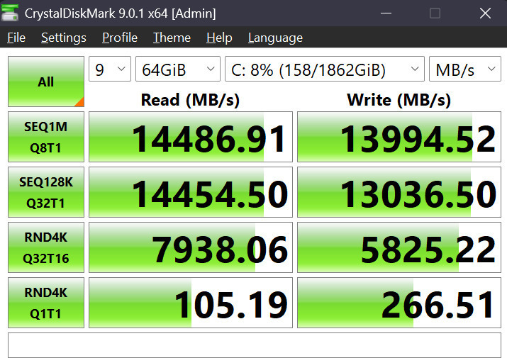 Western Digital SN8100 SSD 4TB M.2 NVMe PCI Express 5.0 (WDS400T1X0M)