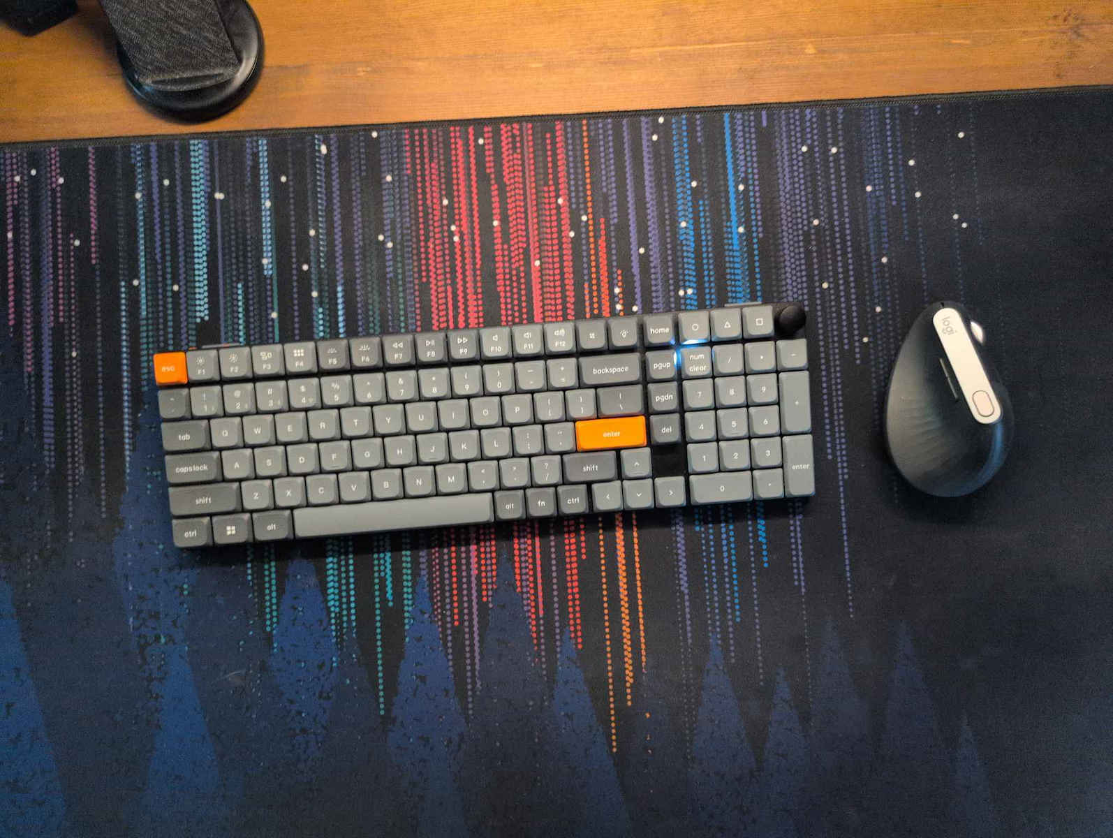 Keychron K17M-H3 Max QMK K17M-H3 Ασύρματο Gaming Μηχανικό Πληκτρολόγιο 96% με Gateron Brown διακόπτες και RGB φωτισμό (Αγγλικό US)