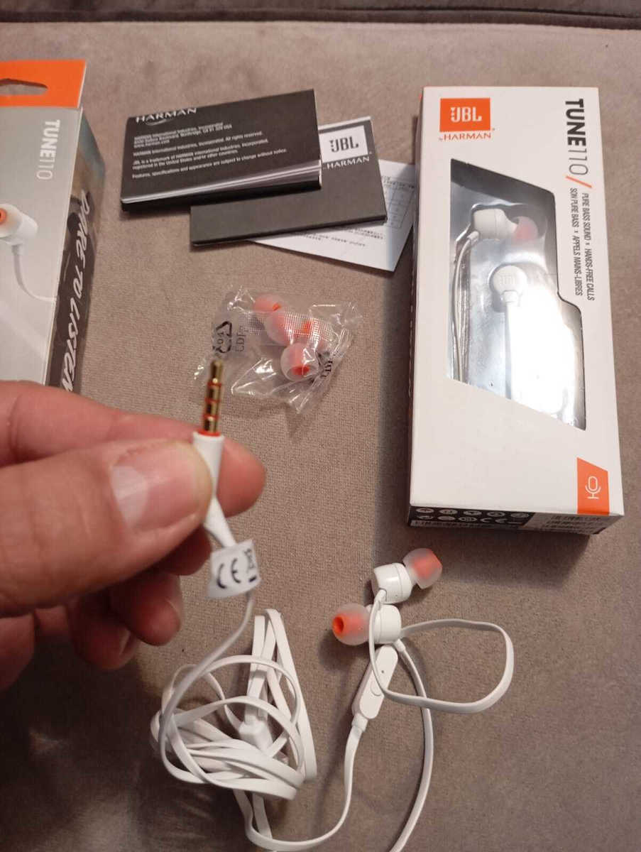 JBL Tune 160 In-Ear Freisprecheinrichtung Kopfhörer mit Stecker 3.5mm Rot
