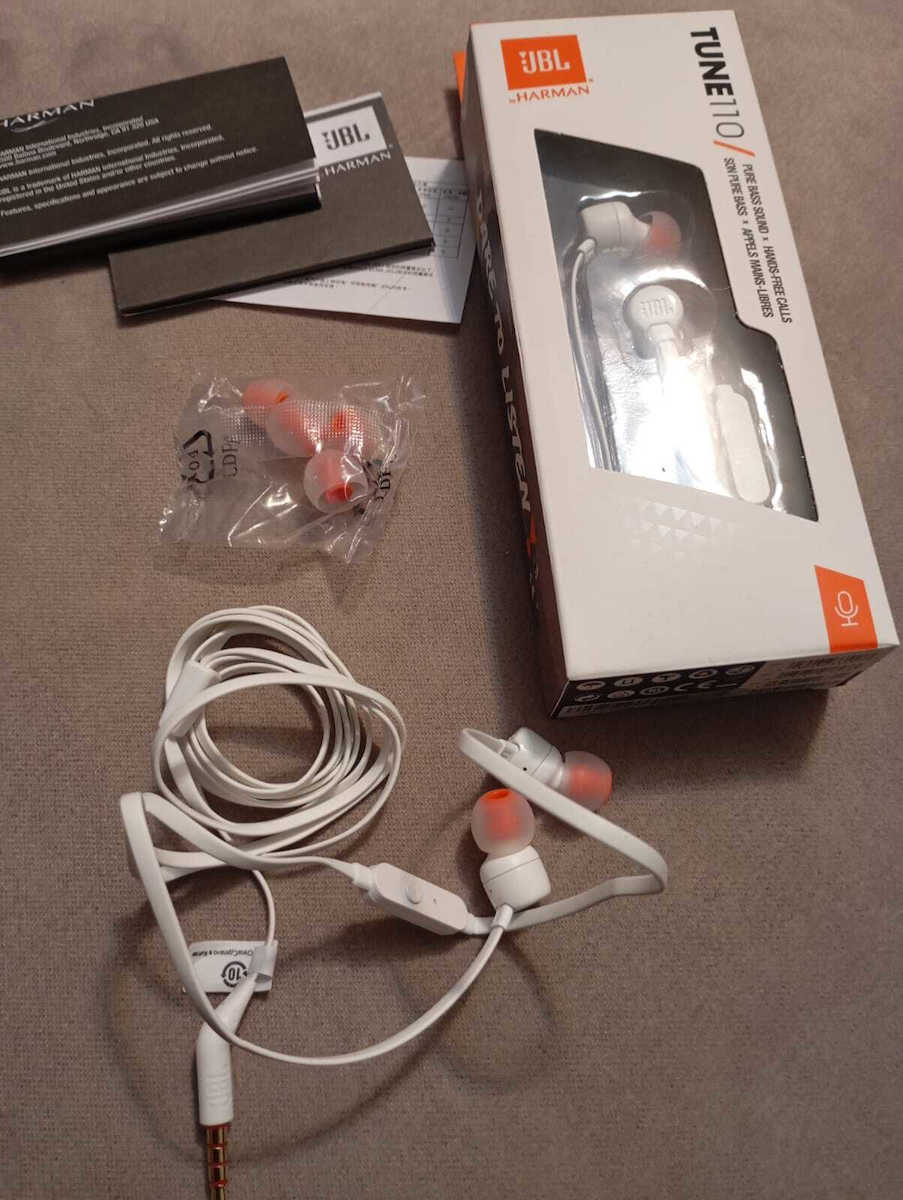 JBL Tune 160 In-Ear Freisprecheinrichtung Kopfhörer mit Stecker 3.5mm Rot
