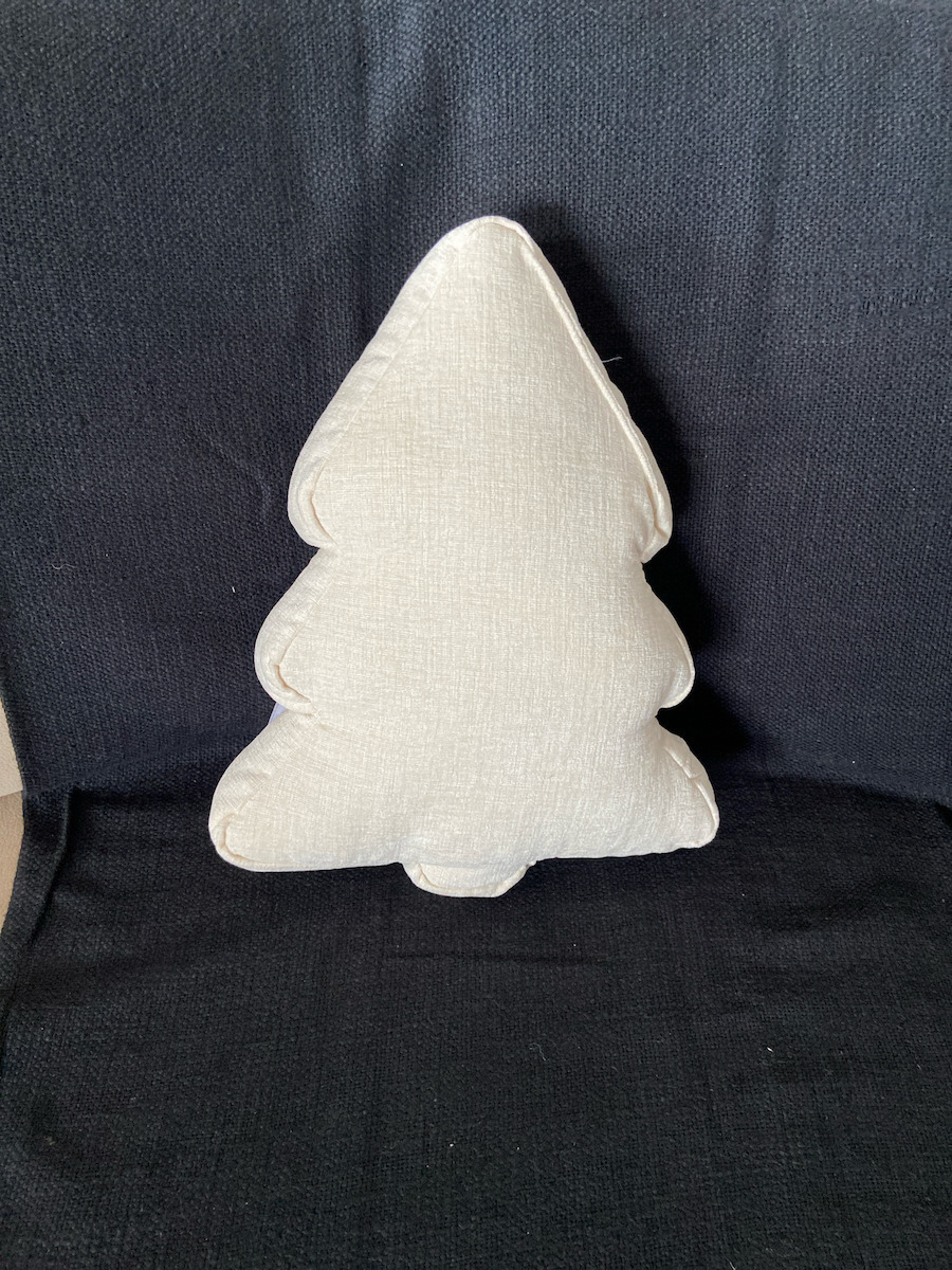 Christmas Decorative Pillow Xmas 283/05 Ecru Gofis Home Polyester 28x36