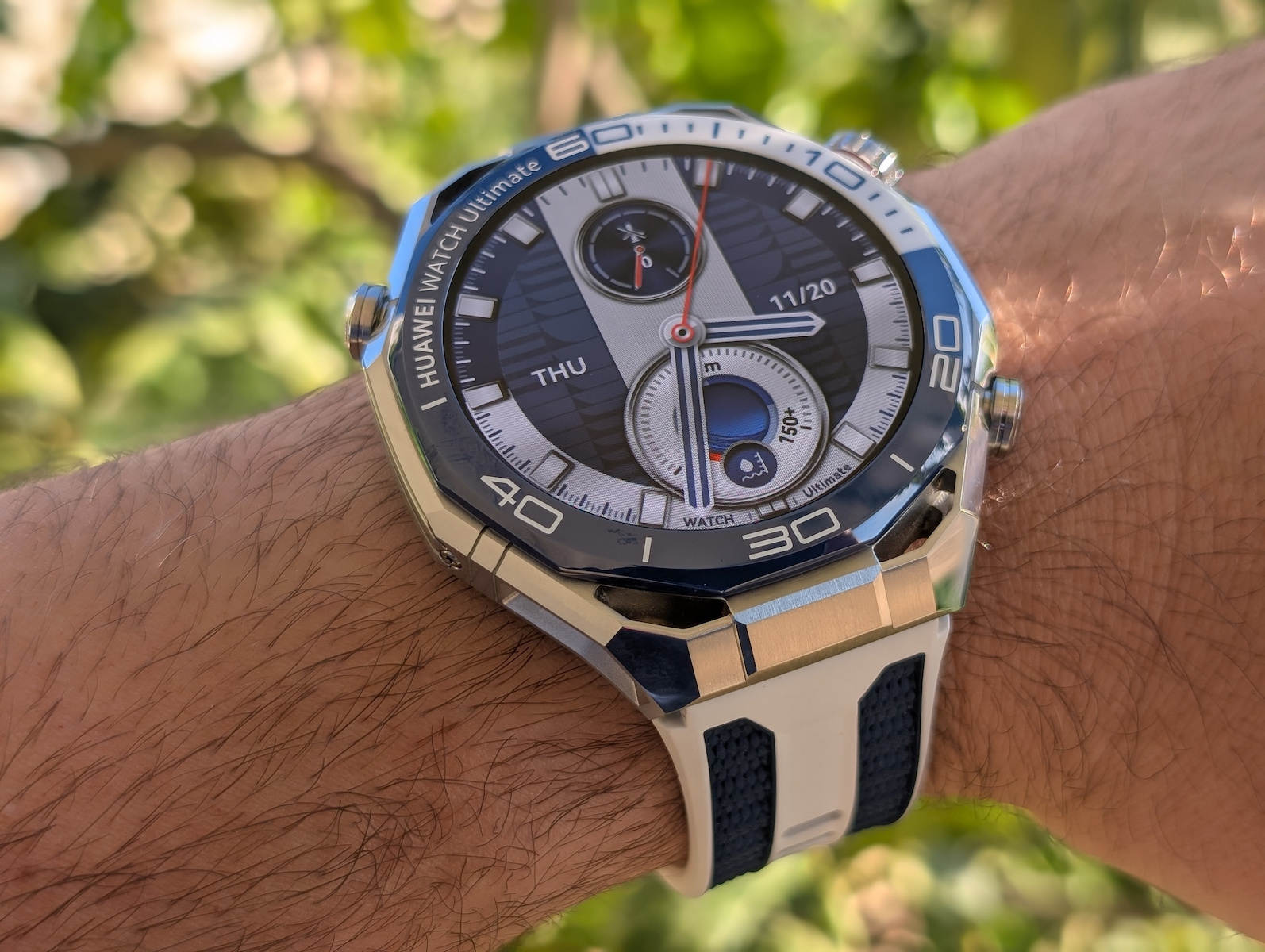 Huawei Watch Ultimate 2 Stainless Steel 48mm Αδιάβροχο με SIM και Παλμογράφο (Μαύρο)