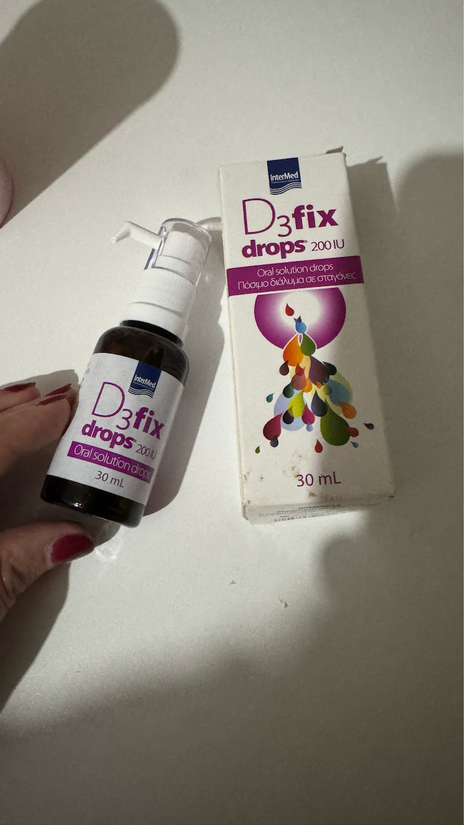 InterMed D3 Fix Drops Βιταμίνη για Ενίσχυση του Ανοσοποιητικού & την Υγεία των Οστών 1000iu 30ml