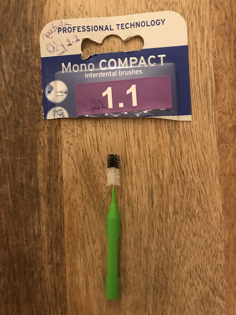 Elgydium Mono Compact Interdental Brushes 0.7mm Red 4pcs