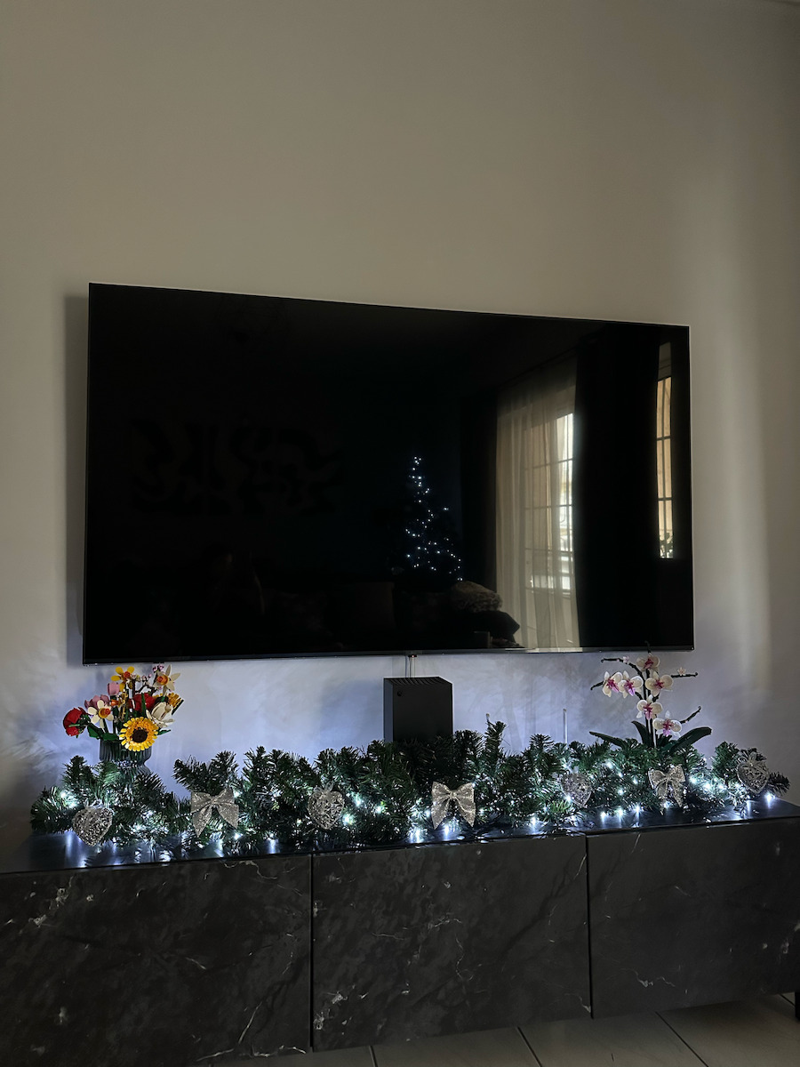 Eurolamp Bow Christmas Garland Green 180x8cm 1pc