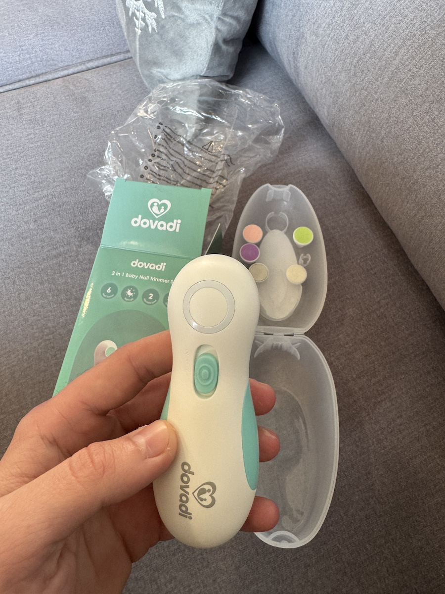 Dovadi Baby Electric Nail File White