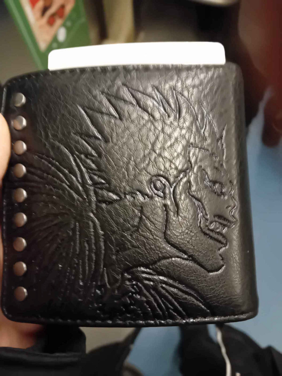 Abysse Death Note Kids Wallet with Clip Black