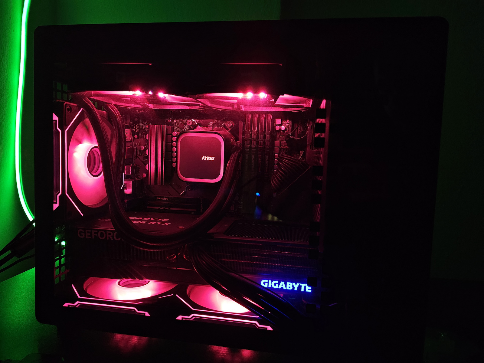 Jonsplus Z20 Gaming Mini Tower Κουτί Υπολογιστή με Πλαϊνό Παράθυρο Μαύρο