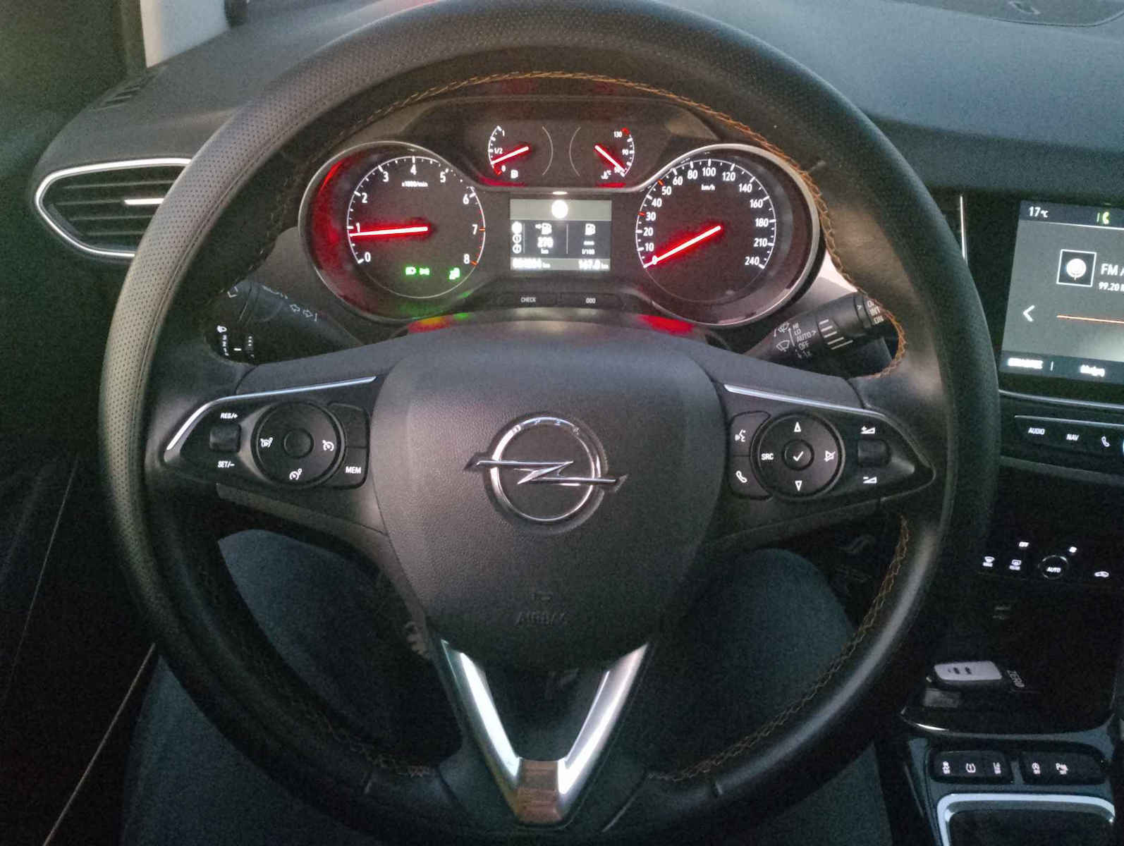 Lampa Car Steering Wheel Cover Skin-Cover Elasticized with Diameter 35-37cm made of Leatherette Black
