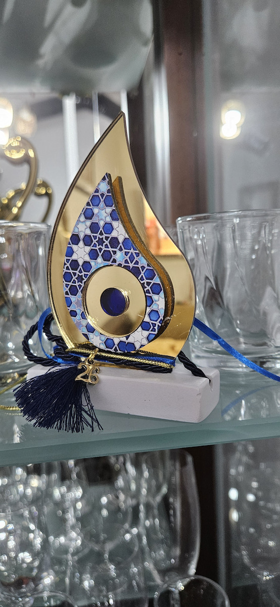 Makwedding de birou Amulet Auriu Ceramic 2026 1buc