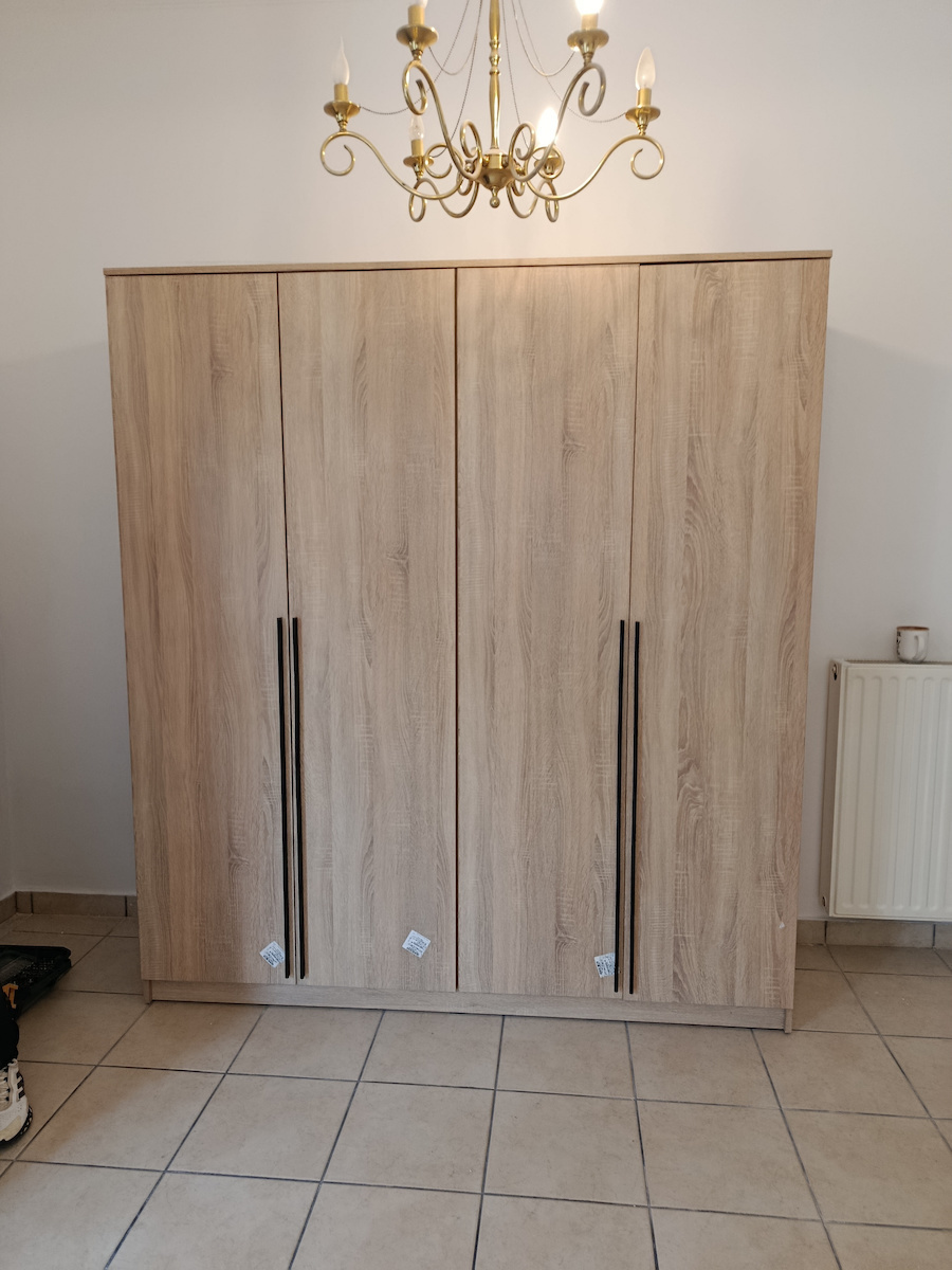 Четири врати Гардероб Lumea Венге 180x55x200см