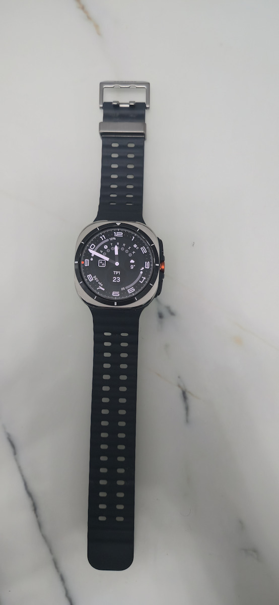 Samsung Galaxy Watch Ultra (2025) Titanium 47mm Waterproof with eSIM and Heart Rate Monitor (Gray)
