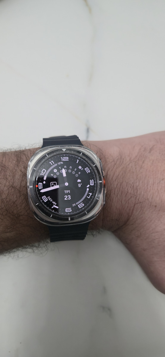 Samsung Galaxy Watch Ultra (2025) Titanium 47mm Waterproof with eSIM and Heart Rate Monitor (Gray)