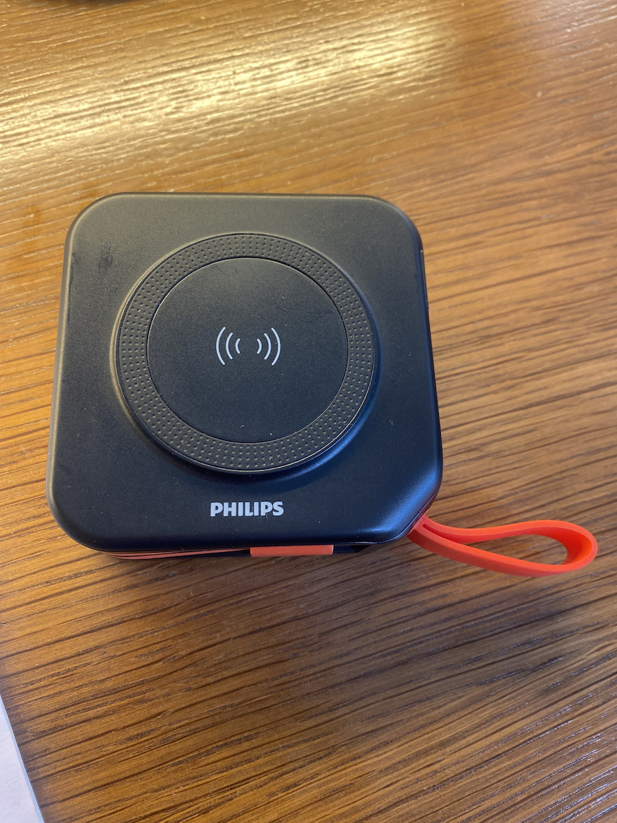 Philips Power Bank 10000mAh with USB-A Port and USB-C Port Black
