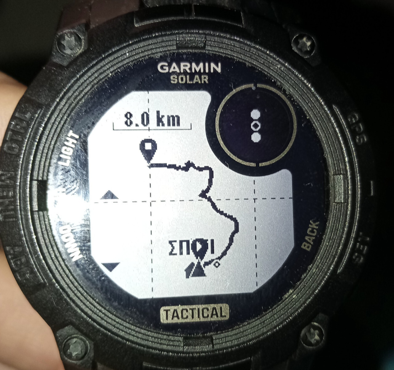 Garmin Instinct 3 Solar Aluminium 45mm Waterproof Smartwatch with Heart Rate Monitor (Black with Black Band)