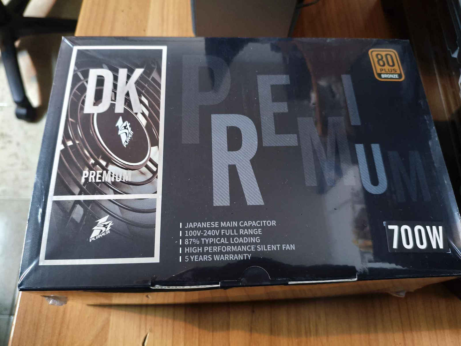 1STPLAYER 700W Μαύρο Τροφοδοτικό Υπολογιστή Full Wired 80 Plus Bronze
