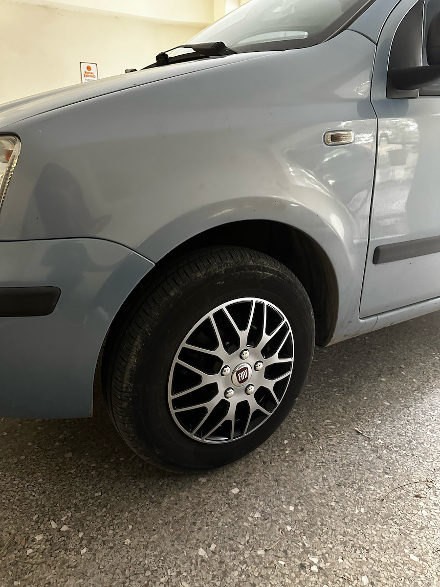 Versaco Auto Radkappen Set Dakar Nc mit Marke Fiat 4Stück 13" Silber/Silber