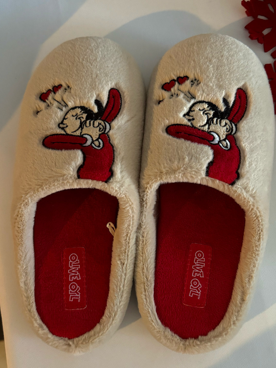 Popeye Winter Women's Slippers Purple
