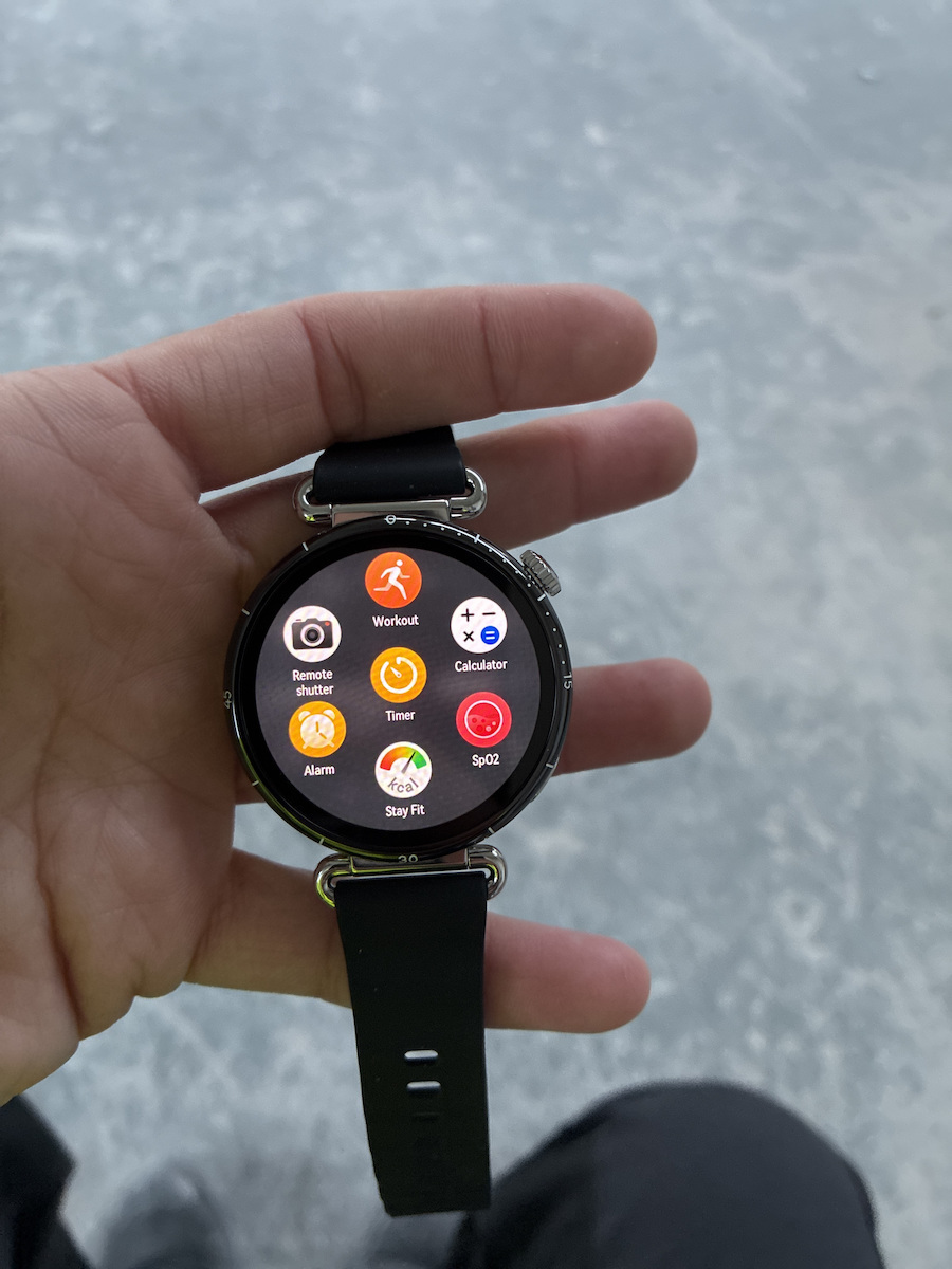 Huawei Watch GT 6 Stainless Steel 41mm Waterproof with Heart Rate Monitor (Black)