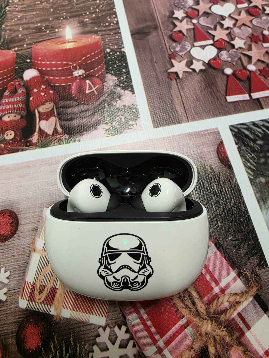 Xiaomi Buds 3 Star Wars Bluetooth Handsfree Earphones with Sweat Resistance and Charging Case White