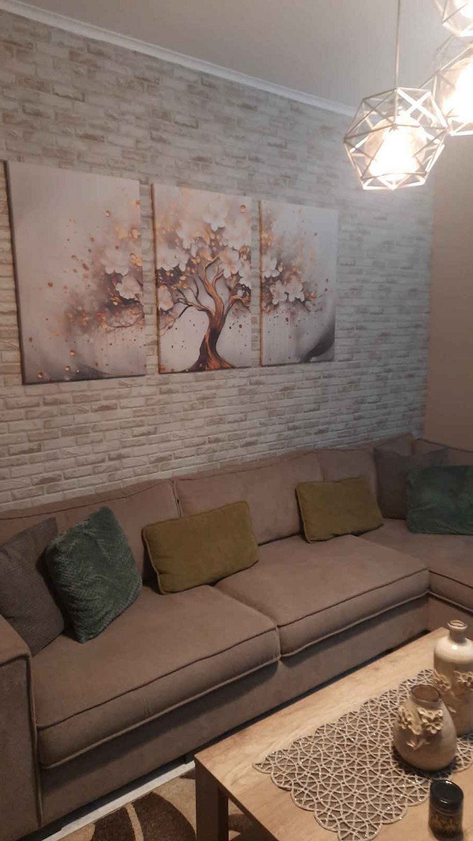 Decowalls Τρίπτυχος Πίνακας σε Καμβά 90x180cm
