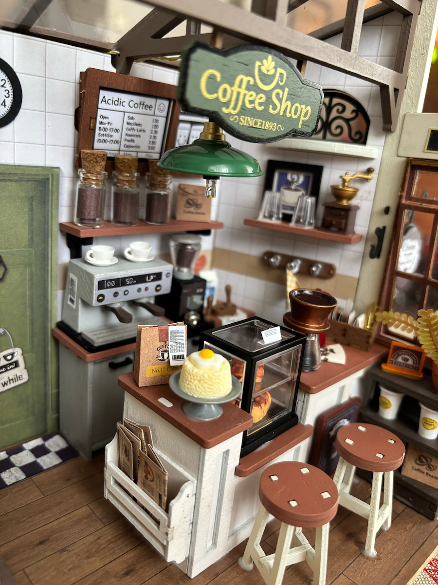 Robotime Παιχνίδι Κατασκευών Ξύλινo NO.17 Café για Παιδιά 14+ Ετών